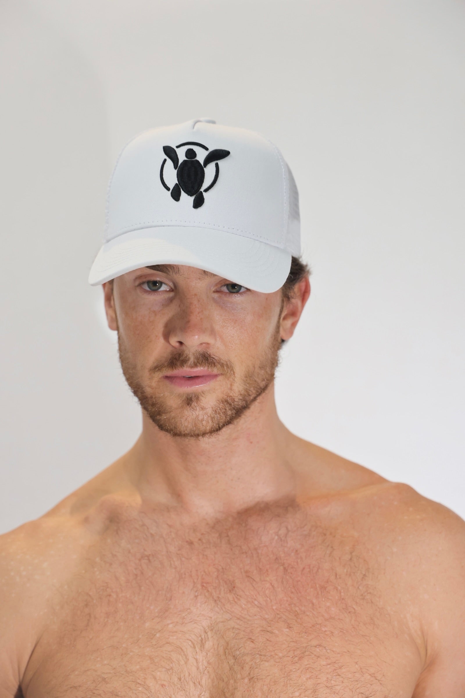 Turtle Trucker Hat - White/Black – Turtle Society